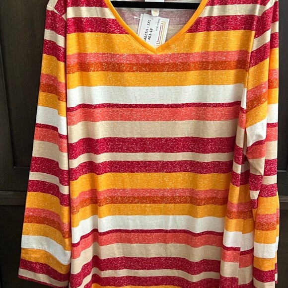 LuLaRoe 'ELIZABETH' Top 3X NWT - Picture 3 of 4